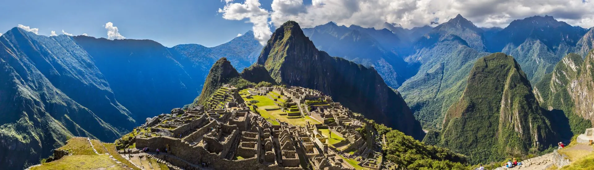 Panoramic view of Machu Picchu